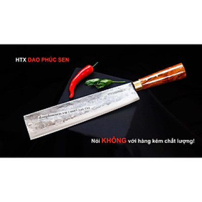 Dao Phúc Sen Dao Tông Chặt Gà Cán Cẩm Khâu Đồng