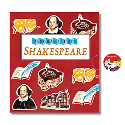 Sách - Shakespeare by Panorama Pops | Pop-up Book | Classics Poetry - Drama Fiction Quotes