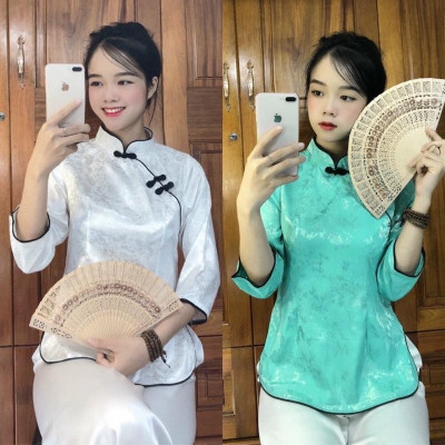 Đồ Lam Đi Chùa # Sẫm Gấm