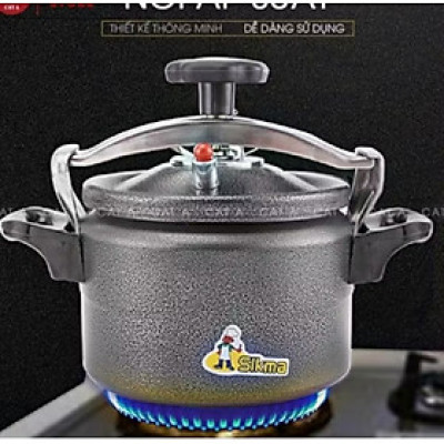 BỘ NỒI NẤU ÁP XUẤT BẾP GAS 5L VÀ NỒI ĐIỆN 6L CAO CẤP 