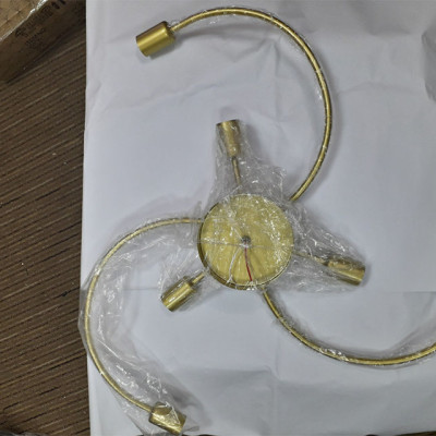 Đèn trần SIPET hình chữ S độc đáo trang trí nội thất hiện đại - kèm bóng LED chuyên dụng.