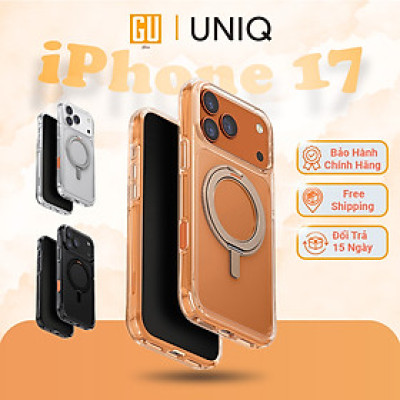 Ốp Lưng Cho iPhone 17 Series UNIQ SWIVIX MagClick KickStand Xoay 360° Nút Haptic Cảm Ứng Cho Nút Camera Control Hàng Chính Hãng