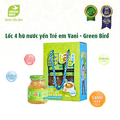Nước Yến Sào Cho Trẻ Em Babi Bird Hương Vani Dễ Uống Ngon Miệng Hũ 72g