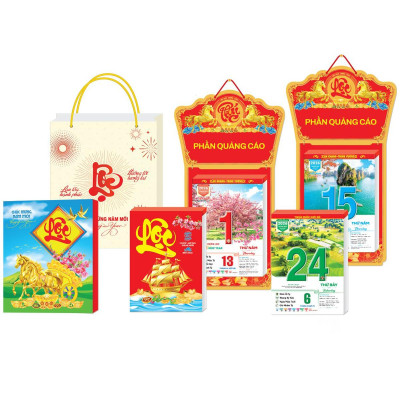 Lịch Bloc Cực Đại 2026 - Việt Nam Quê Hương Tôi - Thành Công - Đại Việt Á DVA06 - Chữ Lộc