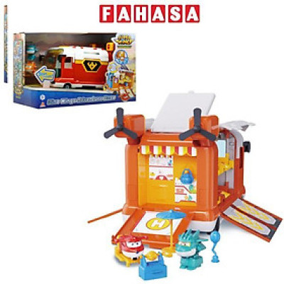 Đồ Chơi Trạm Căn Cứ Khủng Long DinoWings Đi Kèm 2 Robot Biến Hình - Super Wings EU790880