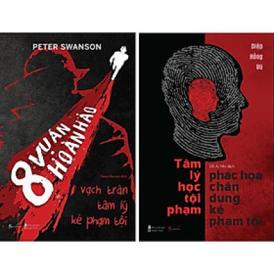 Sách Combo 2 Cuốn Tâm Lý Kẻ Phạm Tội: 8 Vụ Án Hoàn Hảo + Tâm Lý Học Tội Pham - Bản Quyền