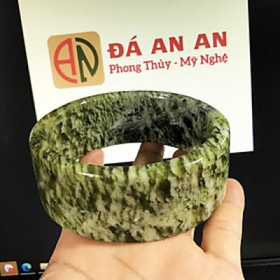 Vòng tay nam bản vuông màu xanh đá tự nhiên bản to 2.5 đến 3cm cho nam mệnh Hỏa và Mộc