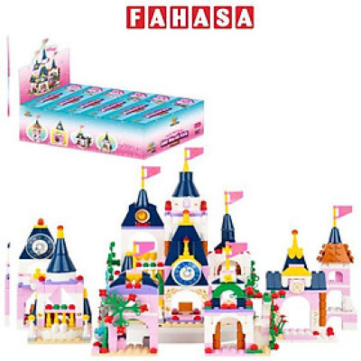 Bộ 6 Đồ Chơi Lắp Ráp Lâu Đài Cổ Tích 6 Trong 1 - Fairy Tale Castle - Toys&Joys 8776 (447 Mảnh Ghép)