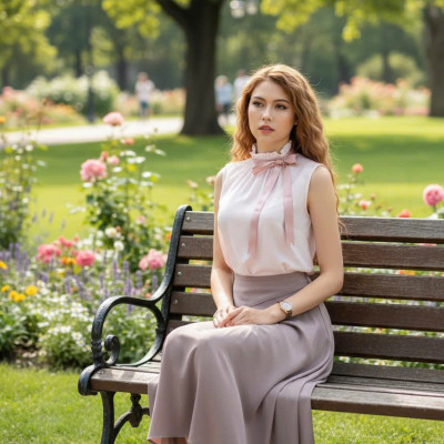 Áo Cổ Lọ Thắt Nơ Hồng Charlotte TOP177 thời trang thiết kế Hity