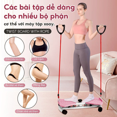 BG Dụng cụ tập thể dục 3003R xoay eo bụng đứng cho massage chân giảm cân, bàn xoay eo tập bụng, xoay eo