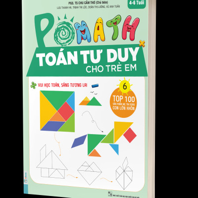  Combo Trọn Bộ Sách PoMath - Toán Tư Duy Cho Trẻ Em 4-6 Tuổi (6 cuốn) 