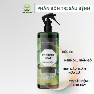 Combo phân bón toàn diện MONROVIA hữu cơ giúp cây khỏe, lá xanh mướt cho cây cảnh, dung tích 1.5l
