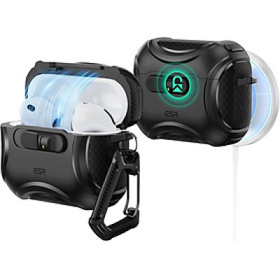 Bao Case cho Airpods Pro 3 (2025) ESR Cyber FlickLock Magnetic Case - Hàng chính hãng