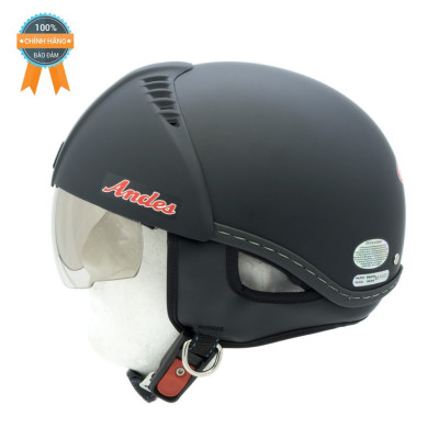 Mũ Bảo Hiểm Nửa Đầu Kính Ẩn ANDES 181 - Nhiều Màu - Cao Cấp