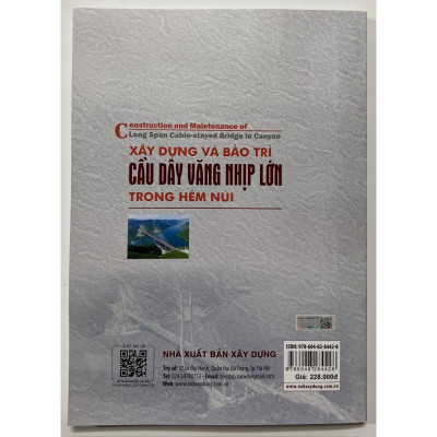 Sách - Xây Dựng Và Bảo Trì Cầu Dây Văng Nhịp Lớn Trong Hảm Núi (Tập 2)