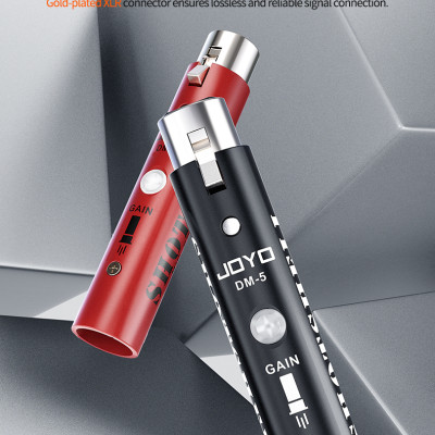 JOYO DM-5 SHOTSHELL Mic Preamplifier - Bộ Khuếch Đại Tín Hiệu Micro Di Động Hiệu Suất Cao - Hàng chính hãng