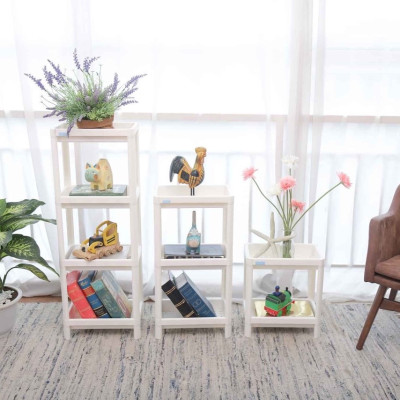 Kệ nhà tắm 5 tầng đa năng cao cấp INOCHI xuất nhật kích thước 37*23*130cm nhựa nguyên sinh cao cấp màu trắng hiện đại