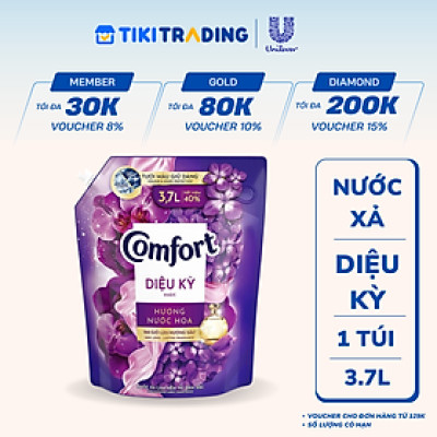 Túi Nước Xả Vải Comfort Thơm Mát Gấp 10 Lần/Hương Nước Hoa 100 Giờ Lưu Hương - Hương Diệu Kỳ