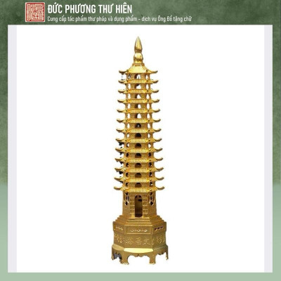 Tháp văn xương 9 tầng hợp kim đồng cầu đỗ đạt công danh