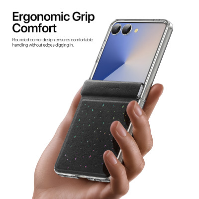 Bao da Dux Ducis STEX Series PU Leather Foldable dành cho Samsung Galaxy Z Flip 7_ Hàng chính hãng