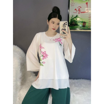 ĐỒ LAM ĐI CHÙA #Mã Freeship Xtra# Sen Lụa Tơ