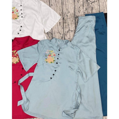 ĐỒ LAM ĐI CHÙA  Tàu Lụa Vải Lụa Tầm