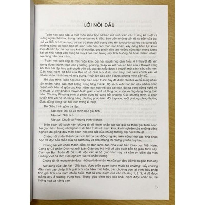 Sách - Combo Toán Học Cao Cấp - Bài Tập Toán Học Cao Cấp - Tập 2 (Giải Tích) - KHỔ TO - HV
