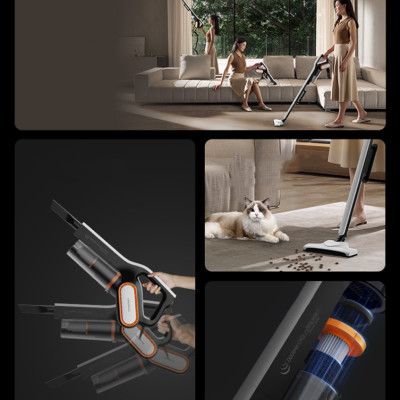 Máy hút bụi cầm tay gia đình Deerma DEM-DX700 Pro (New) 18.000Pa Hàng chính hãng