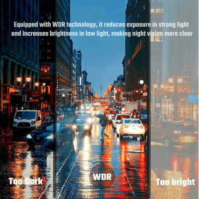 Camera Hành Trình Q3 2K QHD IPS 3.0 Inch 30fps 32GB Night Vision Vỏ Nhôm Nguyên Khối Quay Phim Cực Nét