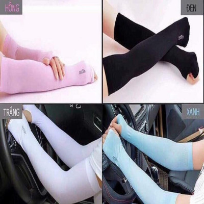 COMBO 10 Găng tay chống nắng xỏ ngón Hàng Quốc ( giao màu ngẫu nhiên)