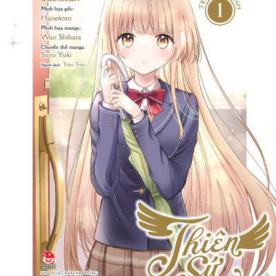 [Manga] Thiên Sứ Nhà Bên - Tập 1 - Tặng Kèm Bookmark Bế Hình + Postcard In Nhũ 2 Mặt