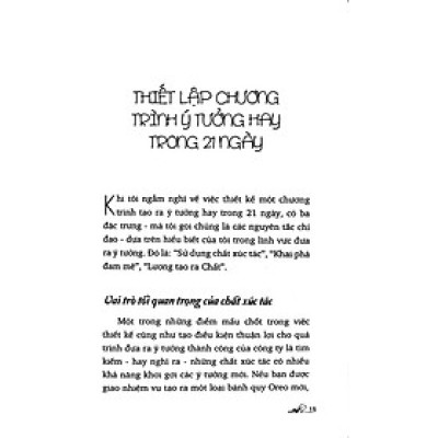 21 Ngày Cho Một Ý Tưởng Lớn