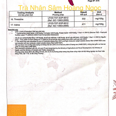 [Date xa] Trà nhân sâm hũ 100g - Hoang Ngoc Global