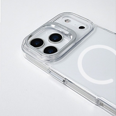 [dành cho Iphone 17] Ốp Lưng  Sạc Từ Tính có Chân Đế cho Iphone 17 Series Magnetic Mipow Kingbull Tempered Glass StandX_ Hàng chính hãng