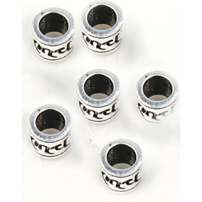 Combo 6 cái charm bạc chặn lục đại minh chú - Ngọc Quý Gemstones