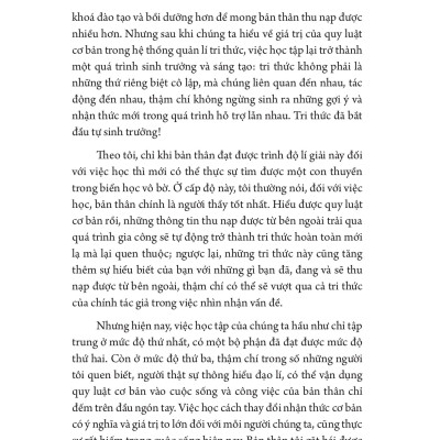 Tri Thức Cực Hạn - Tối Ưu Hóa Kĩ Năng Học Tập Và Quản Lí Tri Thức Cá Nhân