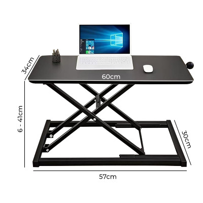 Bàn nâng hạ 2 tầng điều chỉnh chiều cao, bàn làm việc đứng gấp gọn thông minh - GN72