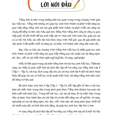 50 Đề Tăng Điểm Nhanh Tiếng Anh Lớp 4