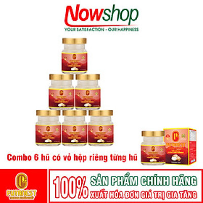 Yến chưng Đường phèn PUTANEST hộp quà tặng cao cấp 12 hũ 70ml đẹp da ngủ ngon tăng sức đề kháng