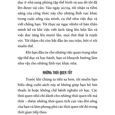 Gieo Thói Quen Nhỏ, Gặt Thành Công Lớn