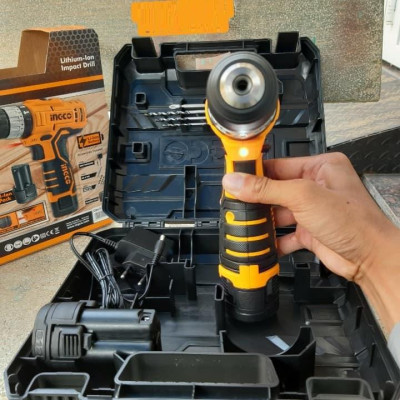 MÁY KHOAN BÚA DÙNG PIN 12V (0.8-10MM) INGCO CIDLI1232 - HÀNG CHÍNH HÃNG