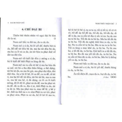 Sách - Nghi Thức Đại Bi Thập Chú - Thượng Tọa Thích Nhật Từ - Anan Books