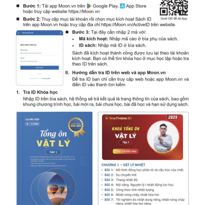 Tổng Ôn Vật Lí - Tập 1 (Theo Chương Trình SGK Mới)