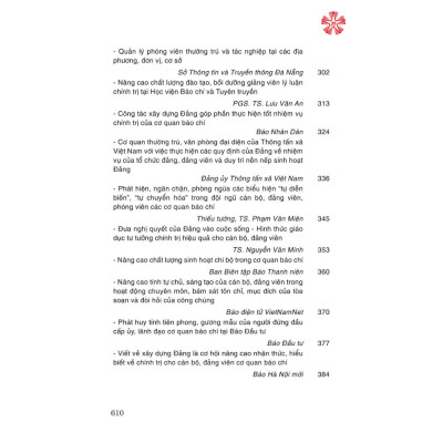 Tăng cường công tác xây dựng Đảng trong các cơ quan báo chí