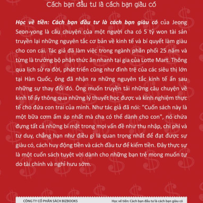 Học về tiền - Cách bạn đầu tư là cách bạn giàu có
