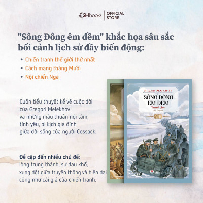 Sách - Boxset Sông đông êm đềm (2 tập) - Tiểu Thuyết Kinh Điển- 2H Books