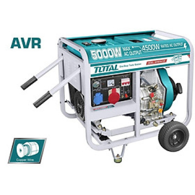 MÁY PHÁT ĐIỆN DẦU DIESEL (4 THÌ, OHV, 13HP) 5.0KVA TOTAL TP450003 - HÀNG CHÍNH HÃNG