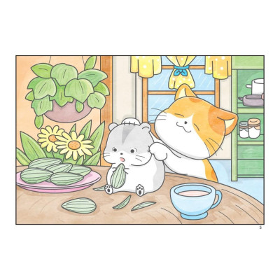 Sách Tô Màu - Bốn Mùa Của Capybara Và Mèo Cam + Chuyện Của Mèo Cam Và Hamster - Combo 2 Cuốn - Minh Thắng