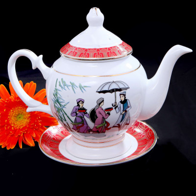 Bộ ấm chén QUAN HỌ Long Phương- Bộ ấm chén quà tặng hàng cao cấp