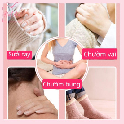 Túi chườm nóng lạnh 1000ml, túi chườm sưởi ấm giảm đau bụng kinh họa tiết dễ thương KÈM HỘP ĐỰNG